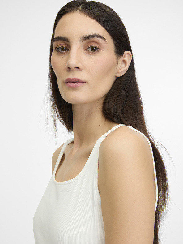 Orsay Bela ženska majica brez rokavov ORSAY