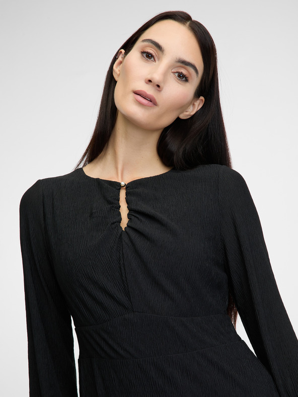 Orsay Črna ženska midi obleka ORSAY