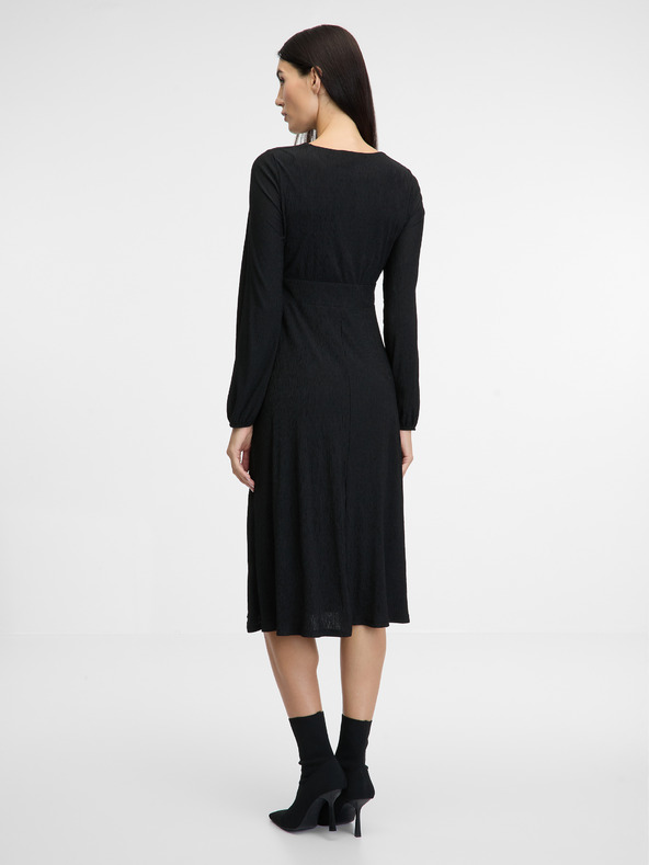 Orsay Črna ženska midi obleka ORSAY