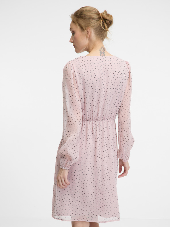 Orsay Svetlo roza ženska obleka do kolen ORSAY