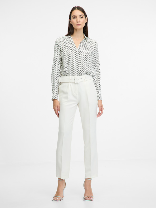 Orsay Krem ženske hlače ORSAY