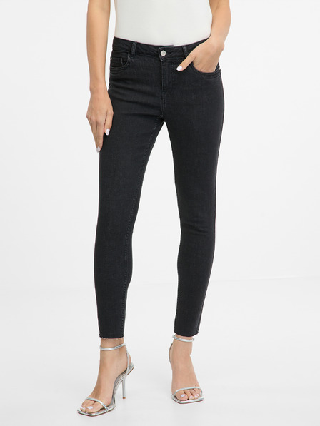 Orsay Črne ženske skinny fit kavbojke ORSAY