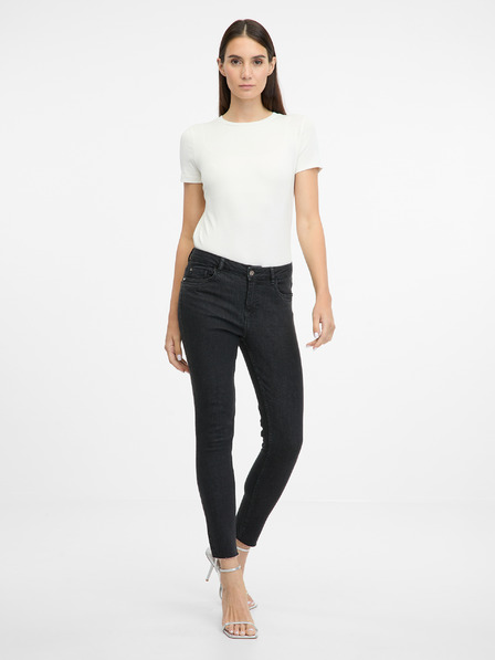 Orsay Črne ženske skinny fit kavbojke ORSAY