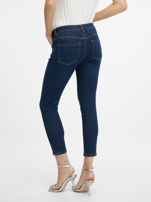 Orsay Modre ženske skinny fit kavbojke ORSAY