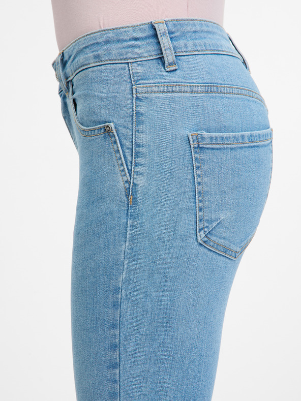 Orsay Svetlo modre ženske skinny fit kavbojke ORSAY