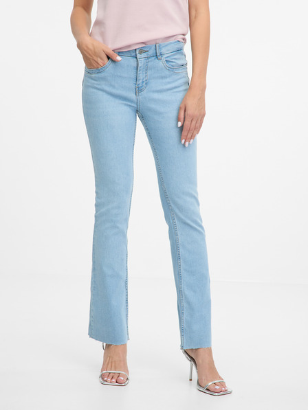 Orsay Svetlo modre ženske bootcut jeans hlače ORSAY