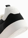 Ombre Clothing Moške športne copate z debelim podplatom iz stare šole črne Ombre Clothing