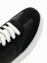Ombre Clothing Moške športne copate z debelim podplatom iz stare šole črne Ombre Clothing