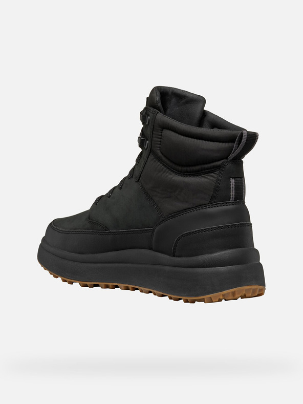 Geox Črni moški gležnjarji Geox Granito + Grip A