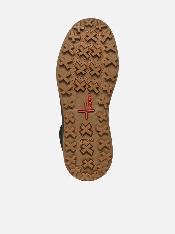 Geox Črni moški gležnjarji Geox Granito + Grip A