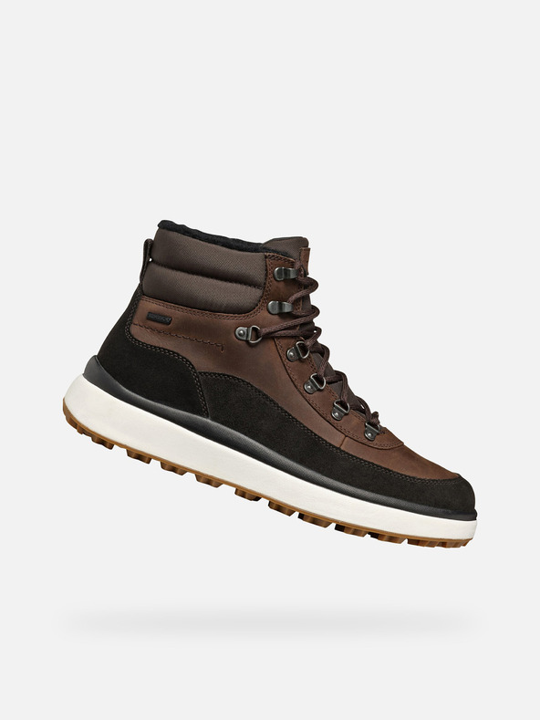 Geox Rjavi moški gležnjarji Geox Granito + Grip A