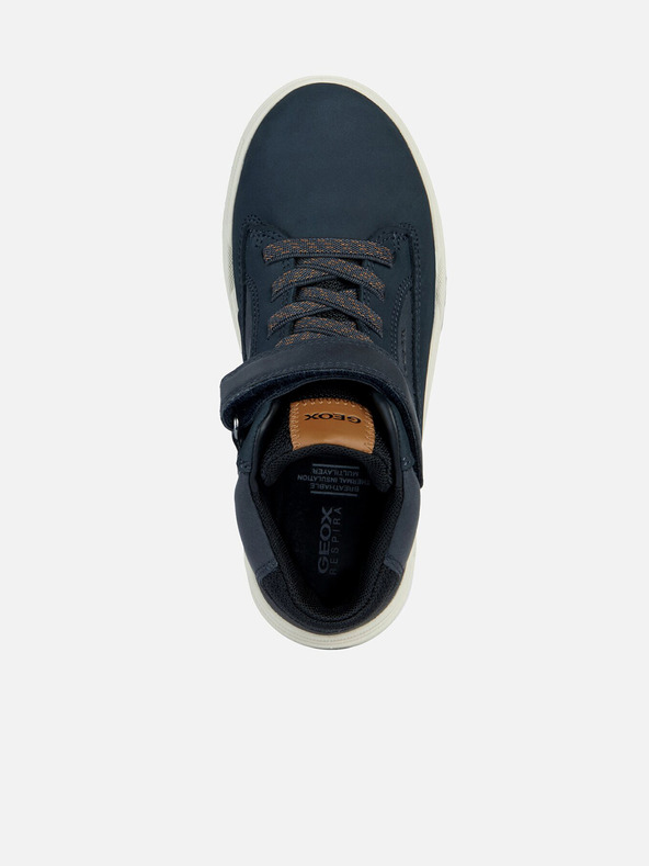 Geox Tmavo modrá chlapčenská členkové topánky Geox Bunshee B Abx