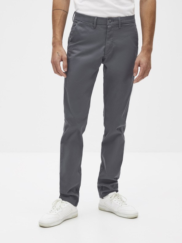 Celio Sive hlače chino Celio Pobelt