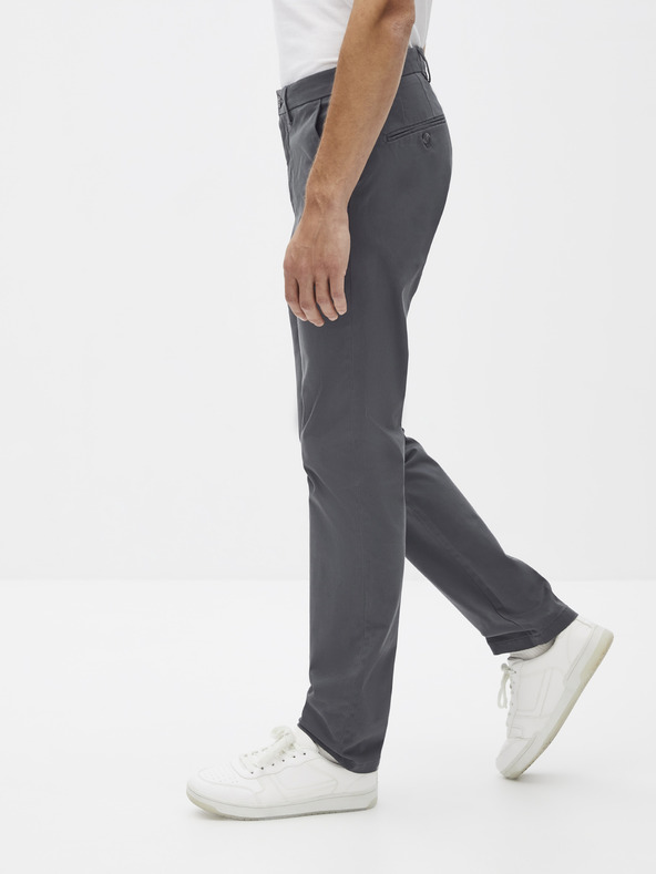Celio Sive hlače chino Celio Pobelt