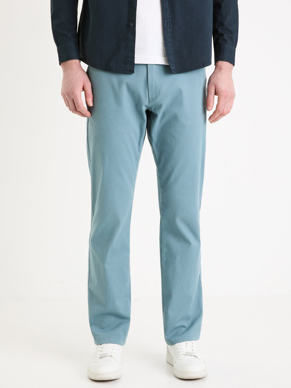 Celio Svetlomodre moške hlače chino Celio Tohenri