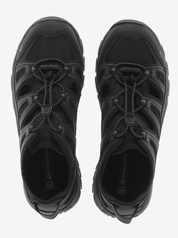 ALPINE PRO Poletni zunanji sandali z zračnim tokom ALPINE PRO NUBRE črni