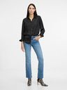 Orsay Črna ženska srajca z ovratnikom ORSAY