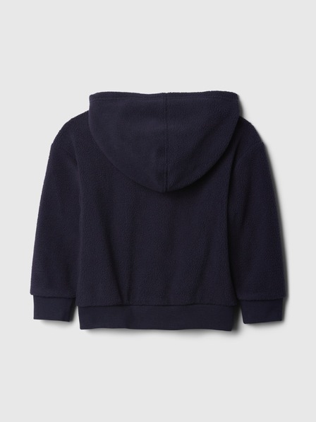 GAP Baby fleecová mikina s logom