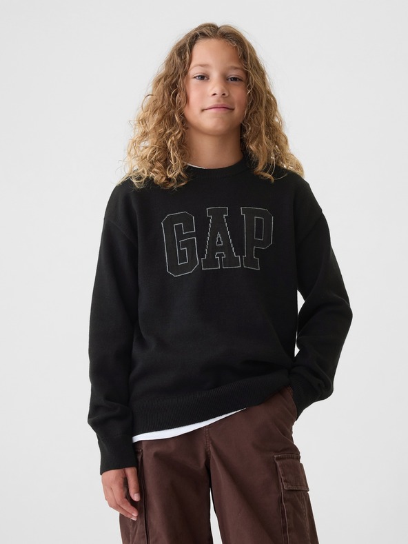 GAP Otroški pulover z logotipom GAP