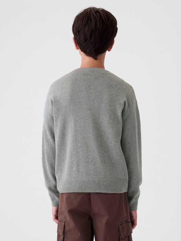 GAP Otroški pulover z logotipom GAP