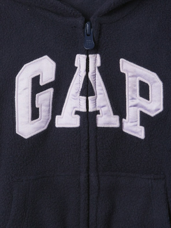 GAP Baby mikina s logem Pro Fleece GAP / Otroška jopa z logotipom Pro Fleece GAP