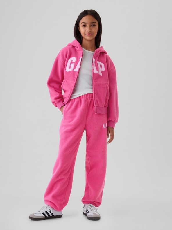 GAP Otroška jopica s logotipom Pro Fleece GAP