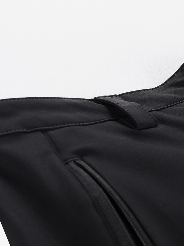 ALPINE PRO Moški softshell kapri ALPINE PRO WEDER črna