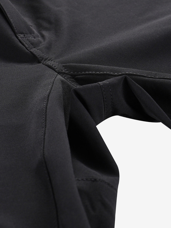 ALPINE PRO Moški softshell kapri ALPINE PRO WEDER črna