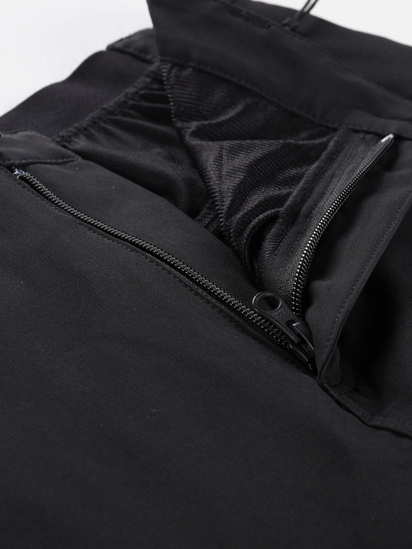 ALPINE PRO Moški softshell kapri ALPINE PRO WEDER črna