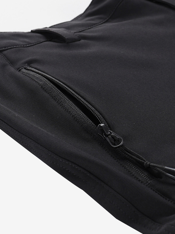 ALPINE PRO Moški softshell kapri ALPINE PRO WEDER črna