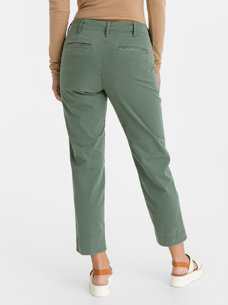 GAP Khaki hlače High Rise straight GAP