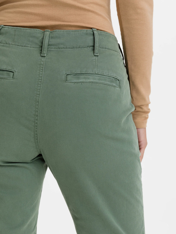 GAP Khaki hlače High Rise straight GAP