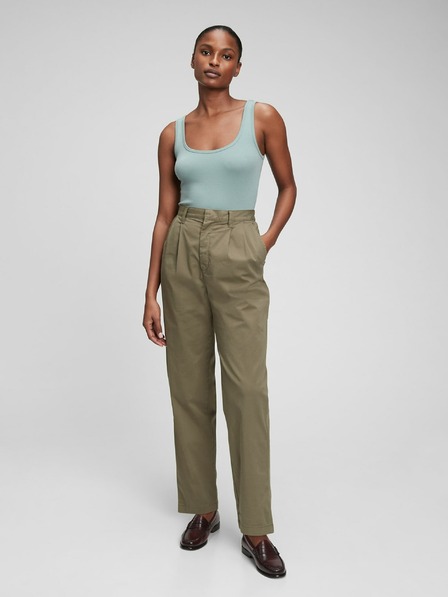 GAP Nohavice khaki vysoký pás GAP