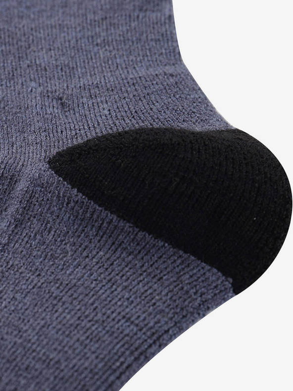 ALPINE PRO Sive ženske nogavice iz merino volne ALPINE PRO Phalte