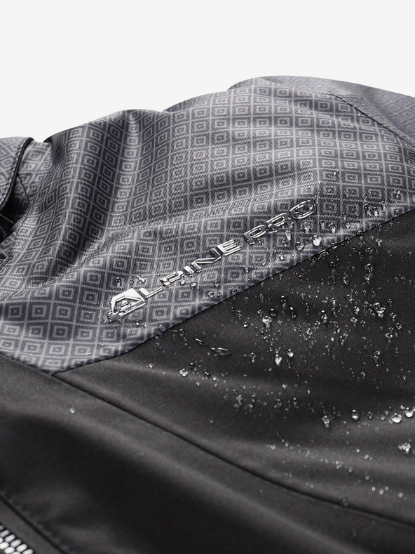 ALPINE PRO Črna ženska smučarska jakna z membrano PTX ALPINE PRO Olada