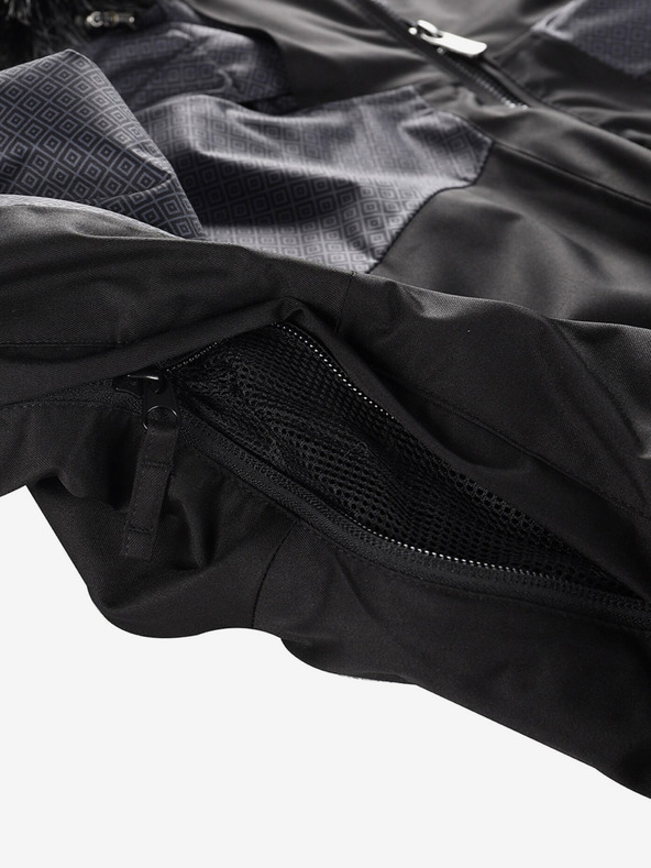 ALPINE PRO Črna ženska smučarska jakna z membrano PTX ALPINE PRO Olada