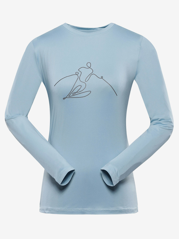 ALPINE PRO Ženska hitro sušeča se majica ALPINE PRO LOUSA aquamarine varianta pa