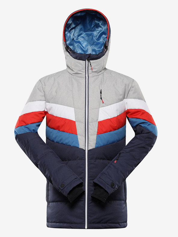 ALPINE PRO Moška smučarska jakna s puhom in ptx membrano ALPINE PRO FEEDR mood indigo