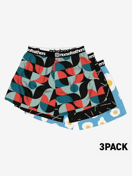 Horsefeathers Frazier 3pack Shorts Horsefeathers - siva