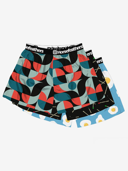 Horsefeathers Frazier 3pack Shorts Horsefeathers - siva