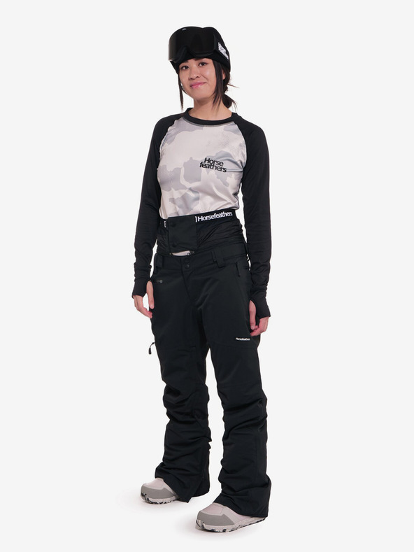 Horsefeathers Hlače Lotte II Horsefeathers - črne