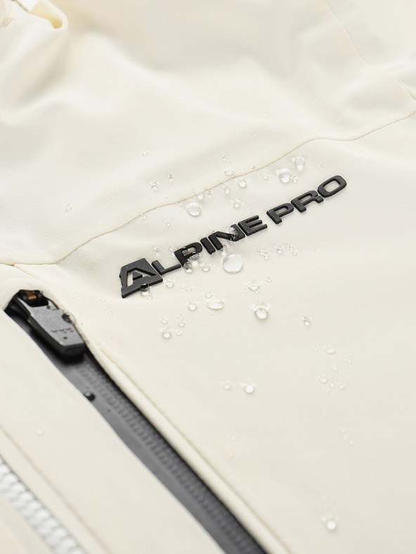 ALPINE PRO Ženska smučarska jakna z membrano ptx ALPINE PRO REASA creme