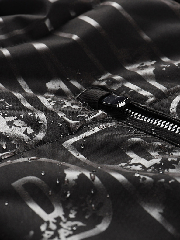 ALPINE PRO Ženska smučarska jakna z membrano ptx za sneg ALPINE PRO DAMA črna