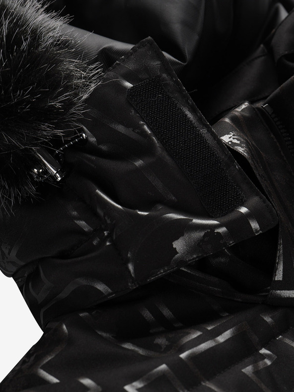 ALPINE PRO Ženska smučarska jakna z membrano ptx za sneg ALPINE PRO DAMA črna