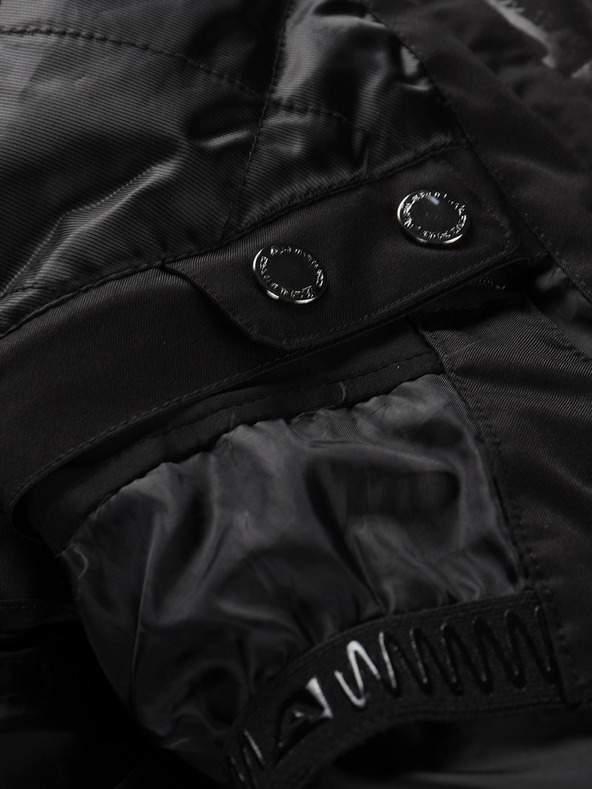 ALPINE PRO Ženska smučarska jakna z membrano ptx za sneg ALPINE PRO DAMA črna