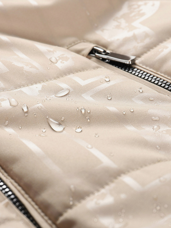 ALPINE PRO Ženska smučarska jakna z ptx membrano snežna ALPINE PRO DAMA bela paprika