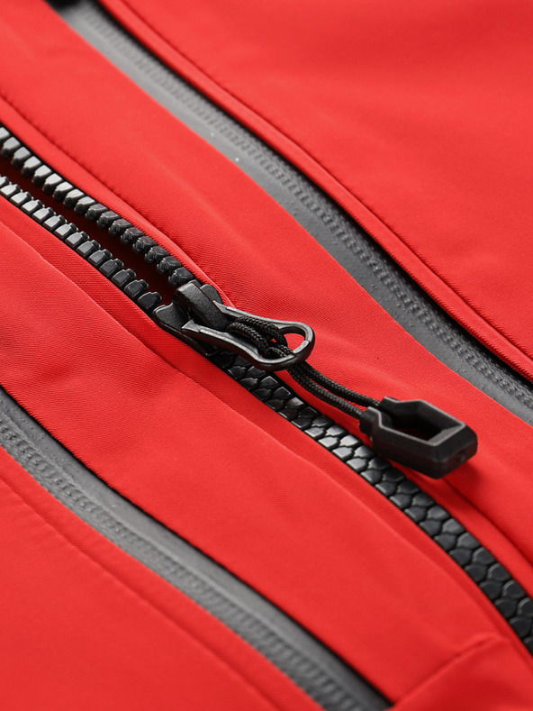 ALPINE PRO Ženska smučarska jakna z membrano ptx ALPINE PRO REASA olimpijsko rdeča