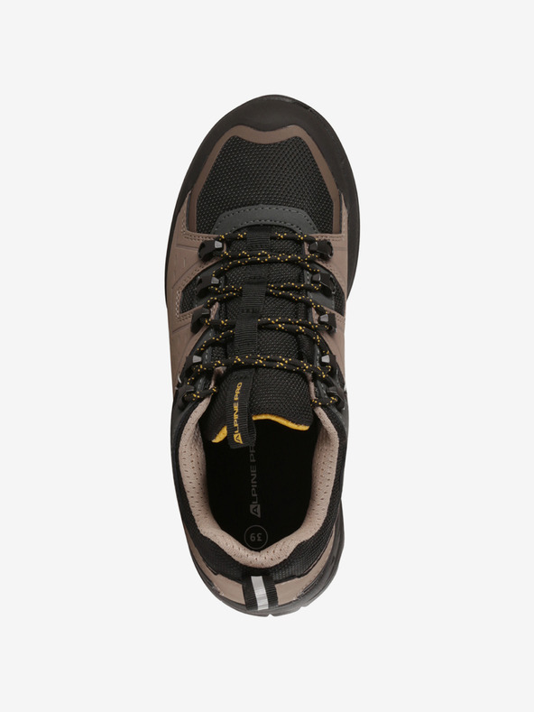 ALPINE PRO Usnjeni zunanji čevlji z ptx membrano ALPINE PRO OMERE fungi