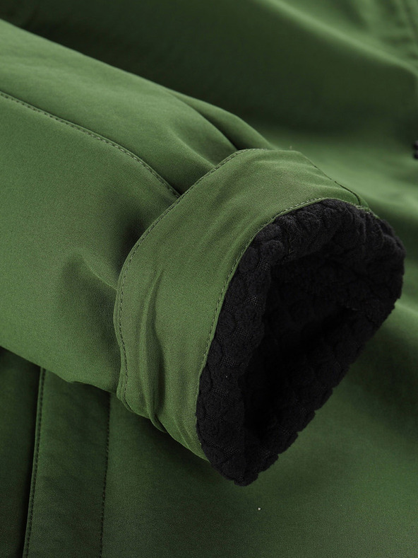 ALPINE PRO Zelena moška softshell jakna Alpine Pro Hoor z membrano