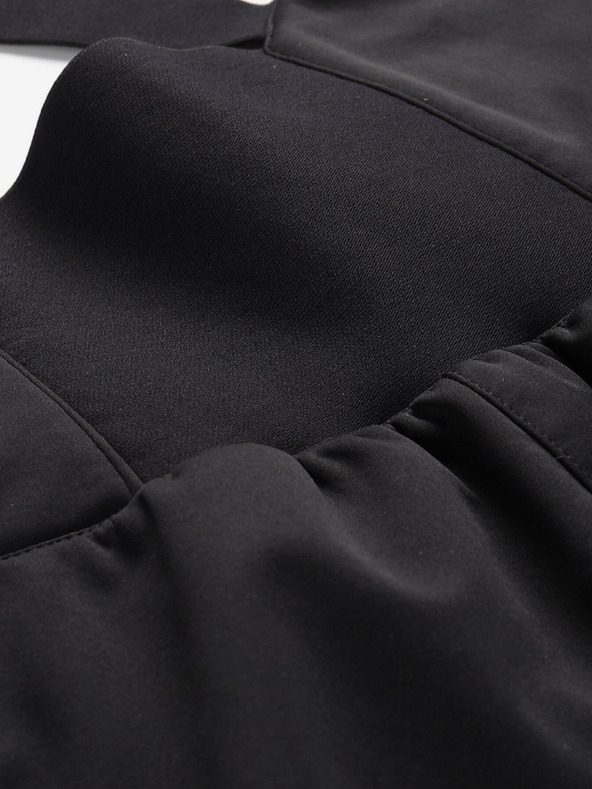 ALPINE PRO Ženske smučarske softshell hlače z membrano ALPINE PRO GERANA črna